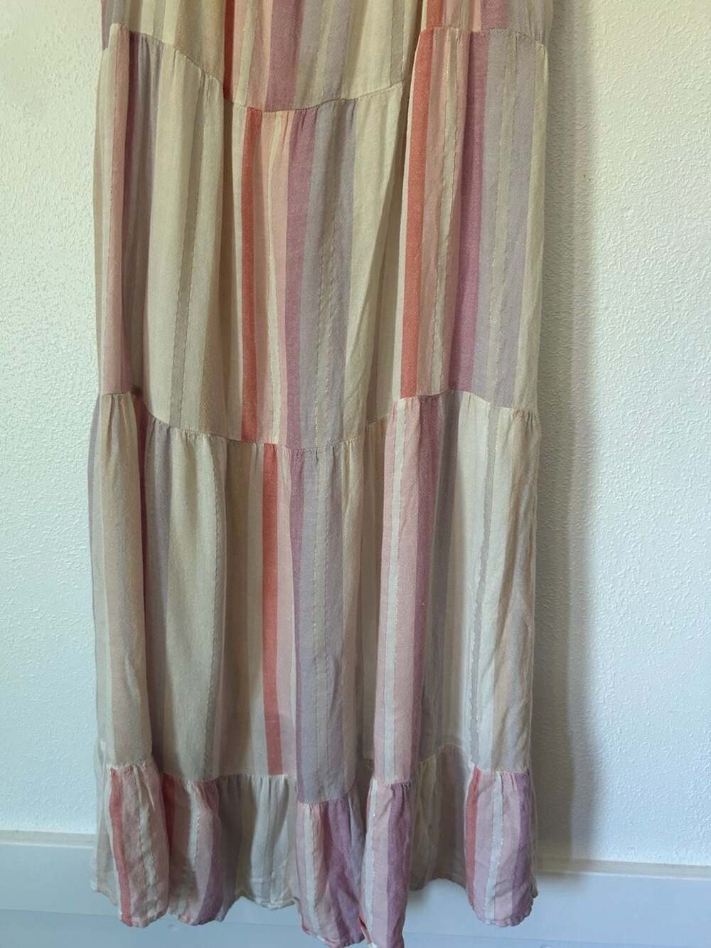 Rails Amaya Tiered Midi Dress in Juliette Stripe - Picture 5 of 9